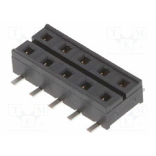 AMPHENOL Connector: wire-board; female; PIN: 10
