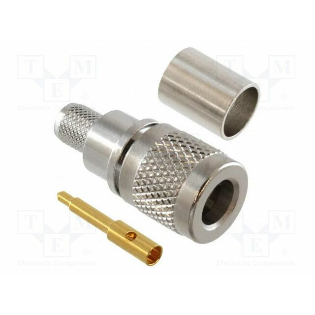 MOLEX Connector: coaxial; plug; soldering,crimped