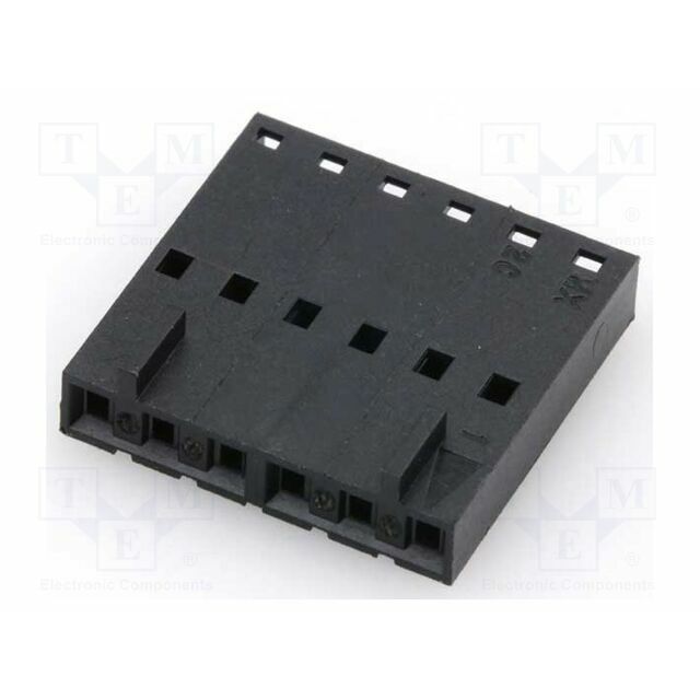 MOLEX Connector: wire-wire/PCB; female; PIN: 6