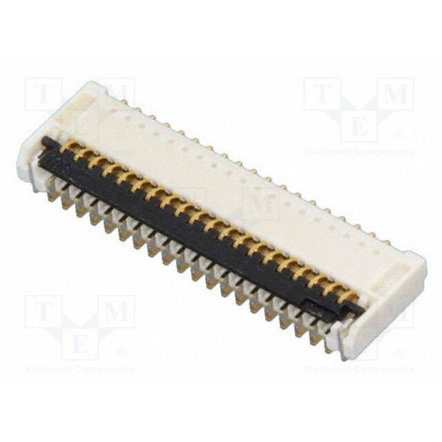 MOLEX Connector: FFC/FPC; gold-plated; SMT; 200mA