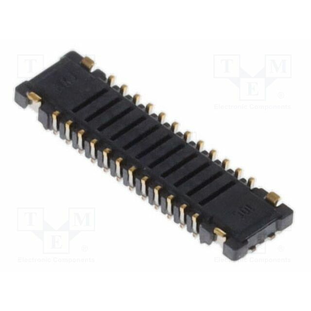 MOLEX Contact; female; tinned,gold-plated; THT