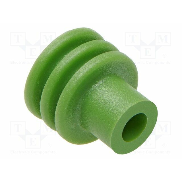 MOLEX Gasket for wire; green |