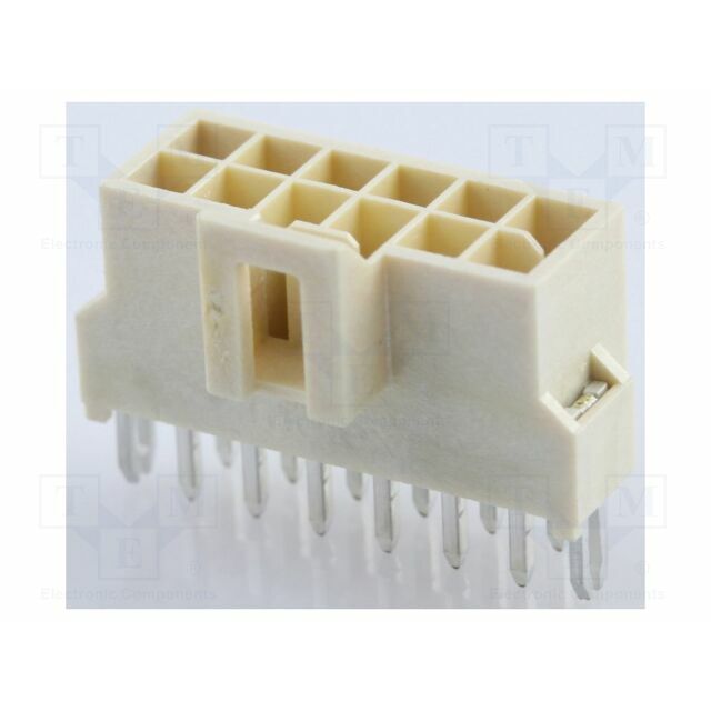 MOLEX Connector: wire-board; male; PIN: 12