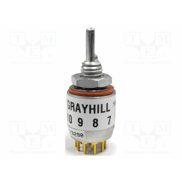 GRAYHILL Switch: rotary; Pos: 2; on