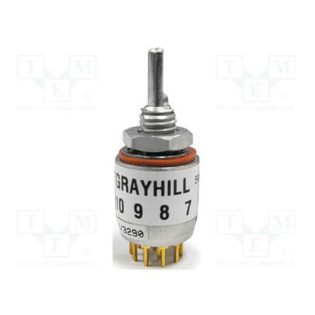 GRAYHILL Switch: rotary; Pos: 6; on