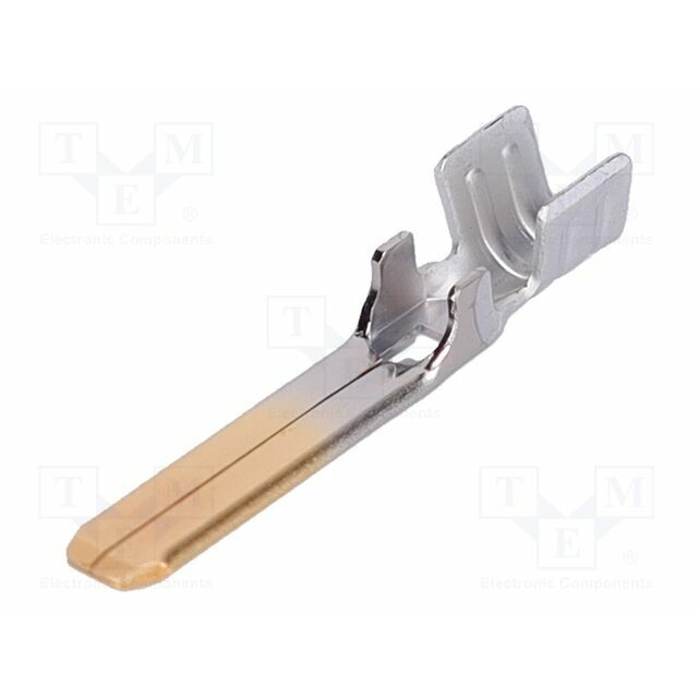MOLEX 250V; vertical; crimped; brass; gold-plated