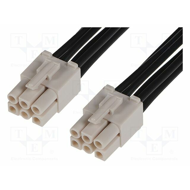 MOLEX PIN: 6; black; tinned; 6
