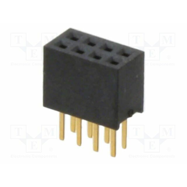 AMPHENOL PIN: 8; Plating: gold-plated |