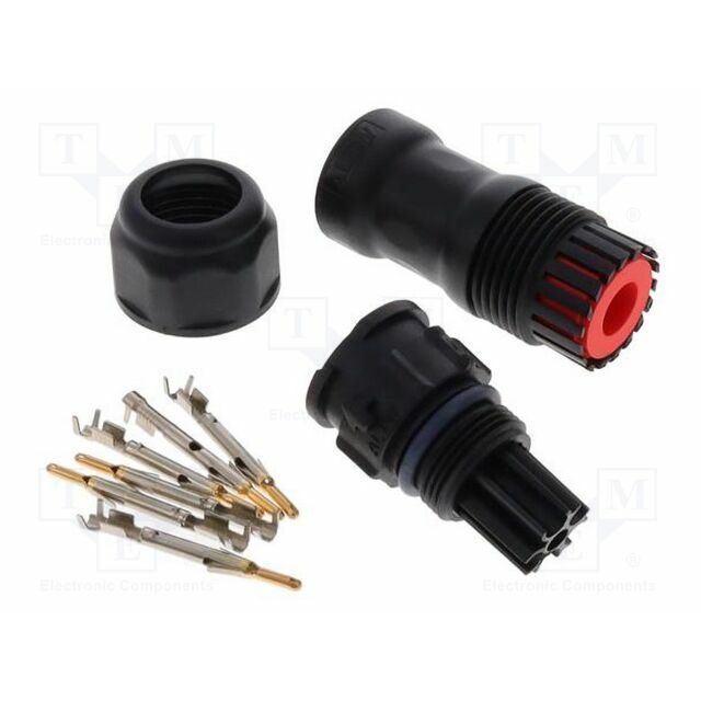 AMPHENOL Connector: circular; plug; screw; PIN: