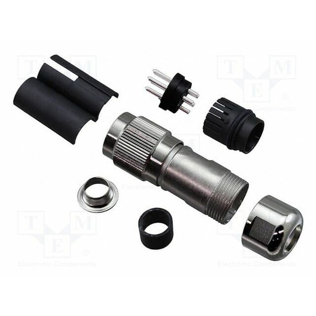 AMPHENOL Connector: M16; plug; PIN: 5