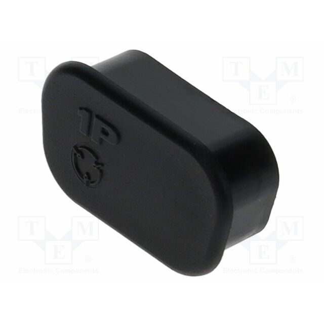 MOLEX Protection cover; straight; black |