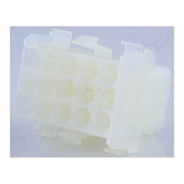 MOLEX Connector: wire-wire/PCB; socket; PIN: 15