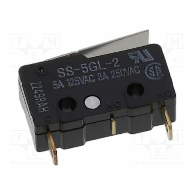 OMRON Microswitch SNAP ACTION; SPDT; ON-(ON)