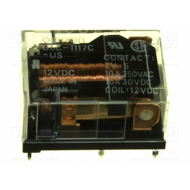 OMRON Relay: electromagnetic; Ucoil: 12VDC; SPST-NO
