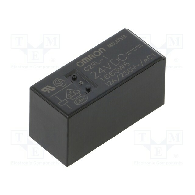 OMRON Relay: electromagnetic; Ucoil: 24VDC; SPDT