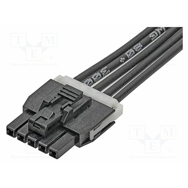 MOLEX Cable; PIN: 5; 8A; black