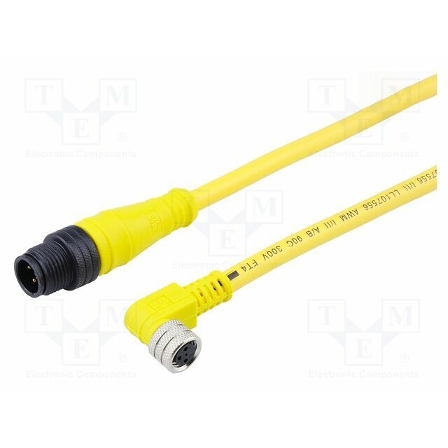 MOLEX Cable: for sensors; M12; PUR