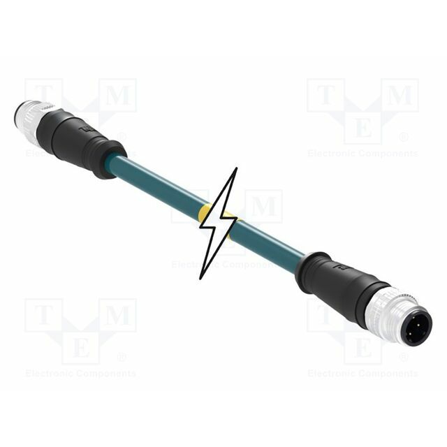 MOLEX Cable: for sensors; M12; PIN: