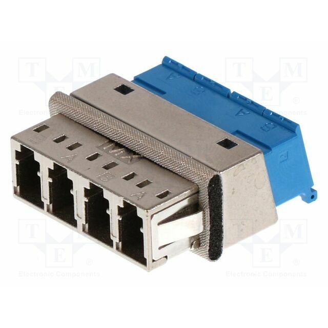 MOLEX Connector: fiber optic; adapter; single