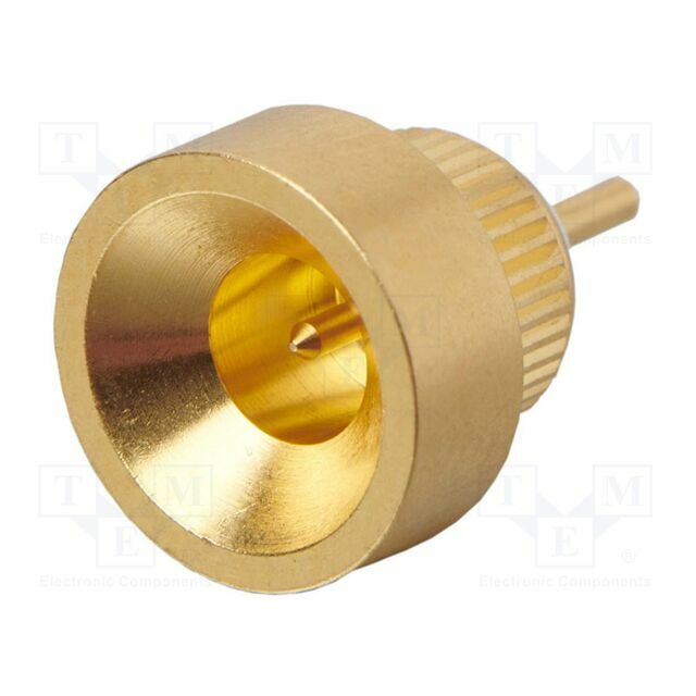MOLEX 50Ω; straight; Plating: gold-plated; soldering