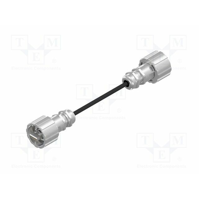 AMPHENOL Cable; 1999mm; black; IP67 |