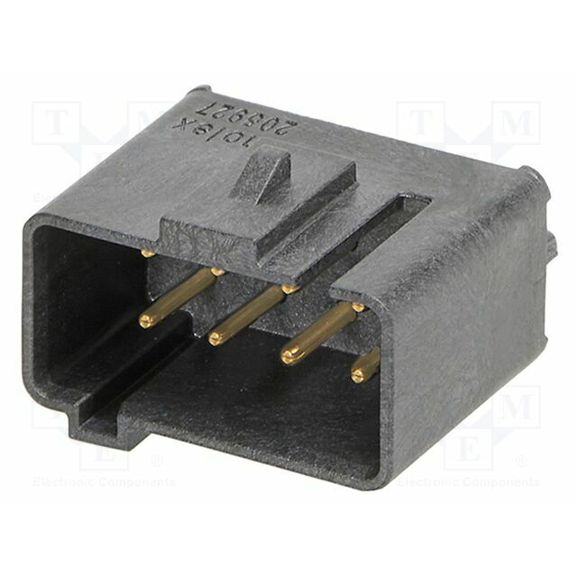 MOLEX Connector: wire-board; plug; male; 6
