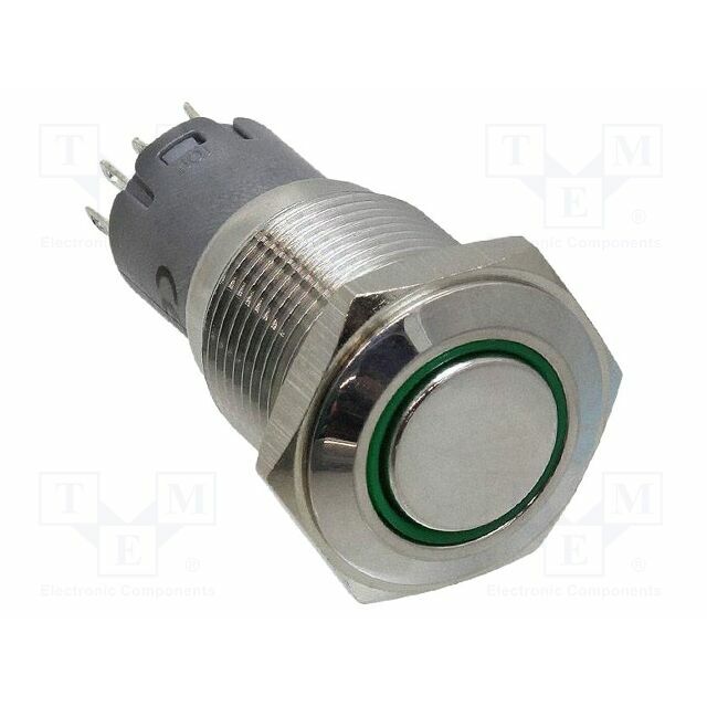 BULGIN Switch: vandal resistant; DPDT; MP0045