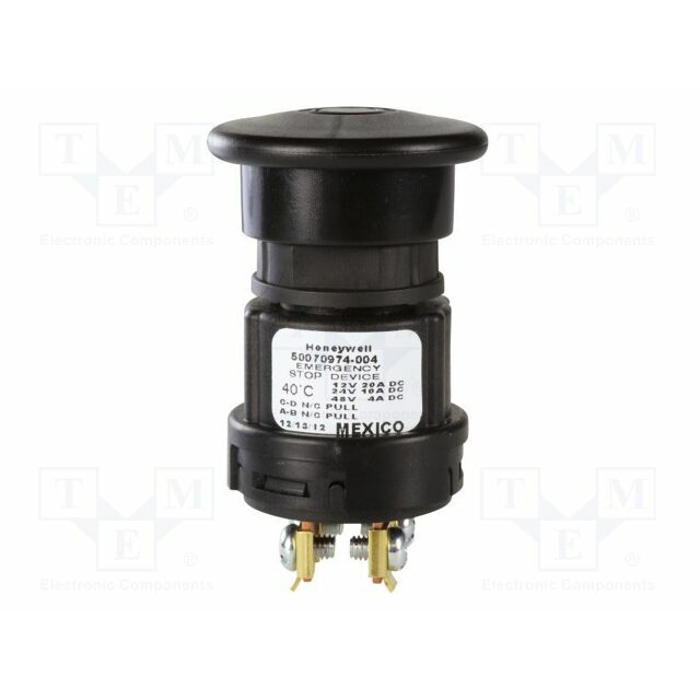 HONEYWELL Switch: emergency stop; DPST-NO +
