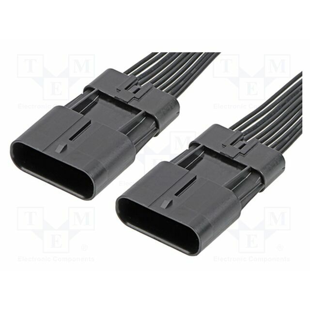 MOLEX PIN: 10; 300mm; black; tinned