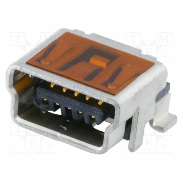 MOLEX Connector: USB B mini; socket