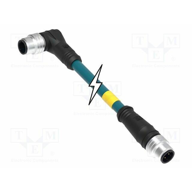MOLEX Cable: for sensors; M12; PIN: