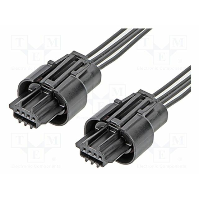 MOLEX PIN: 4; 150mm; black; tinned