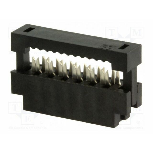 AMPHENOL Female; PIN: 12; Minitek; angled