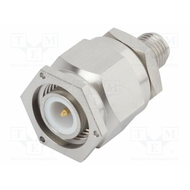 AMPHENOL Adapter; 50Ω; stainless steel; Plating: