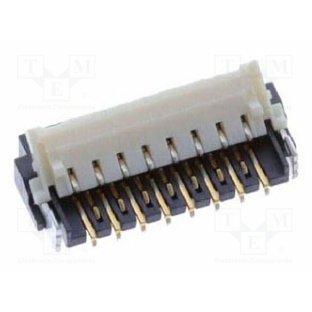 AMPHENOL Connector: FFC/FPC; gold-plated; 200mA; 30V