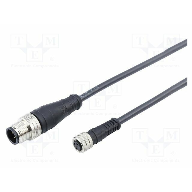 MOLEX Cable: for sensors; M12; PIN: