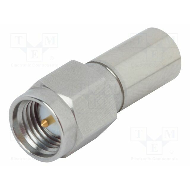 AMPHENOL Connector: SMA; plug; straight; 50Ω