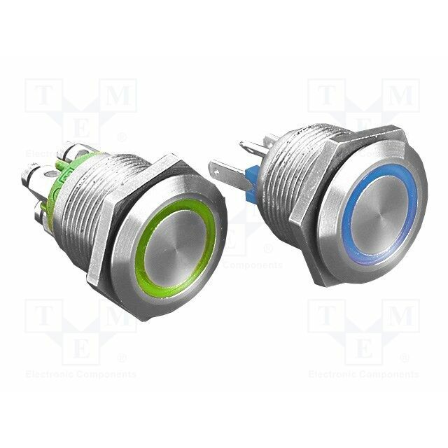 BULGIN Switch: vandal resistant; MPI002; IP66