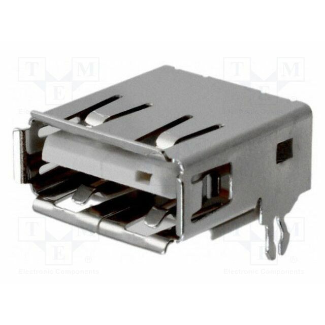 AMPHENOL Connector: USB A; soldering; PIN: