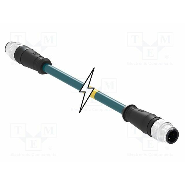 MOLEX Cable: for sensors; M12; PIN: