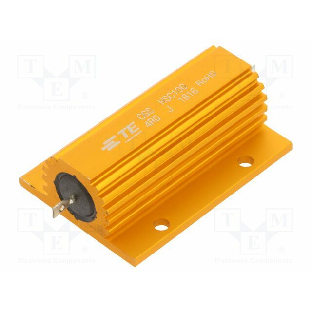 TE CONNECTIVITY Resistor: wire-wound; 4Ω; screw