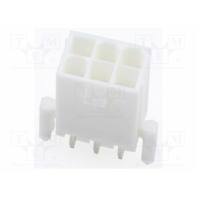 MOLEX Connector: wire-board; male; PIN: 6