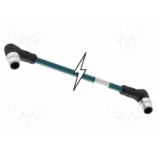 MOLEX Cable: for sensors; M12; PIN: