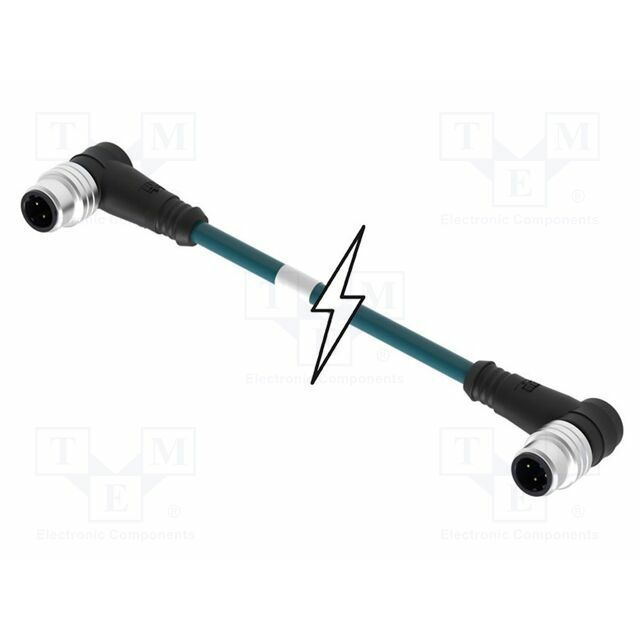 MOLEX Cable: for sensors; M12; PIN: