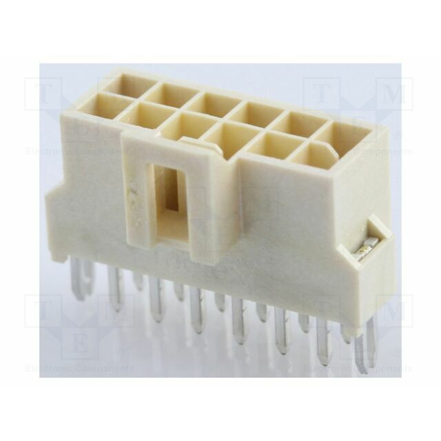 MOLEX Connector: wire-board; male; PIN: 12