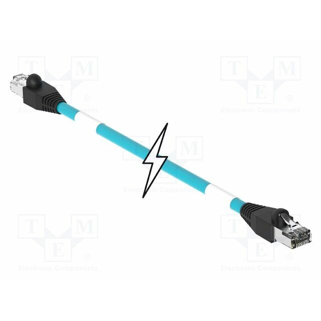MOLEX Patch cord; Cat 5e; both