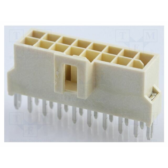 MOLEX Connector: wire-board; male; PIN: 16