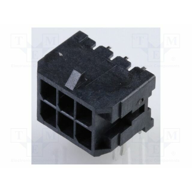 MOLEX Connector: wire-board; PIN: 6; Inom: