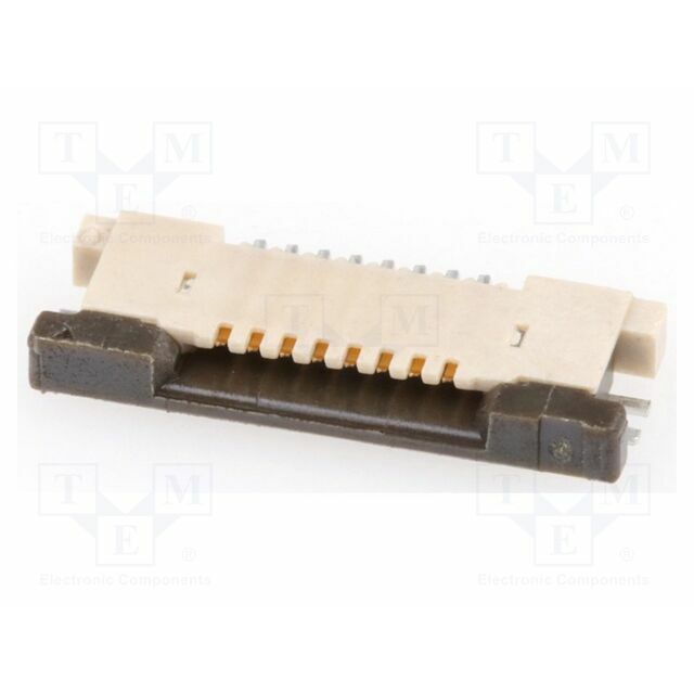 MOLEX Connector: FFC/FPC; gold-plated; 500mA; 50V