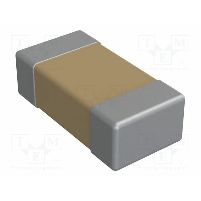 YAGEO Capacitor: ceramic; 180pF; 25VDC; C0G